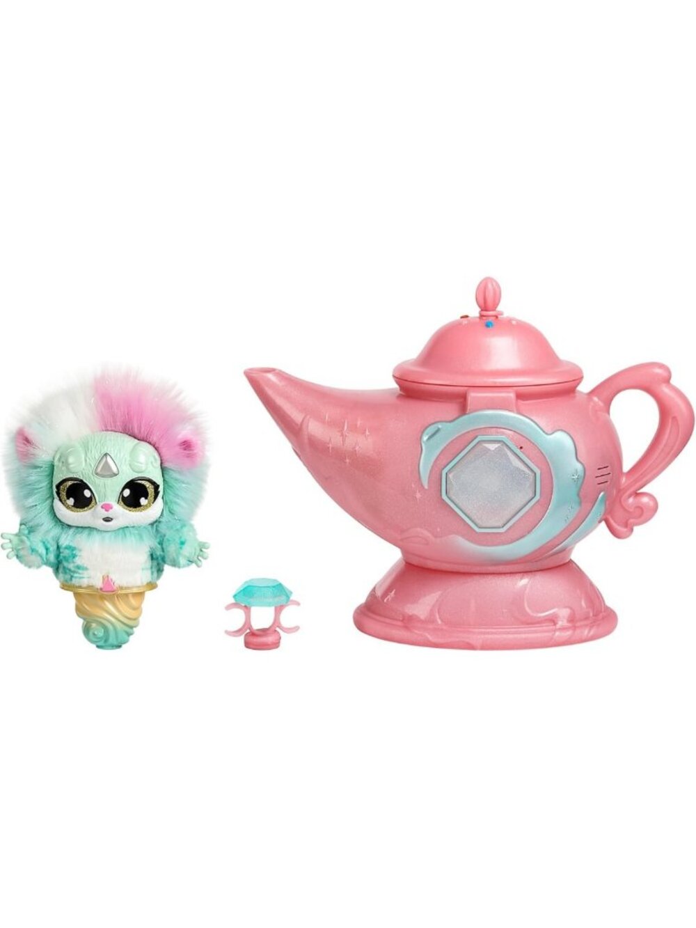 Interactive Plush Genie Lamp Toy with 60+ Sounds & Reactions - Perfect Gift for